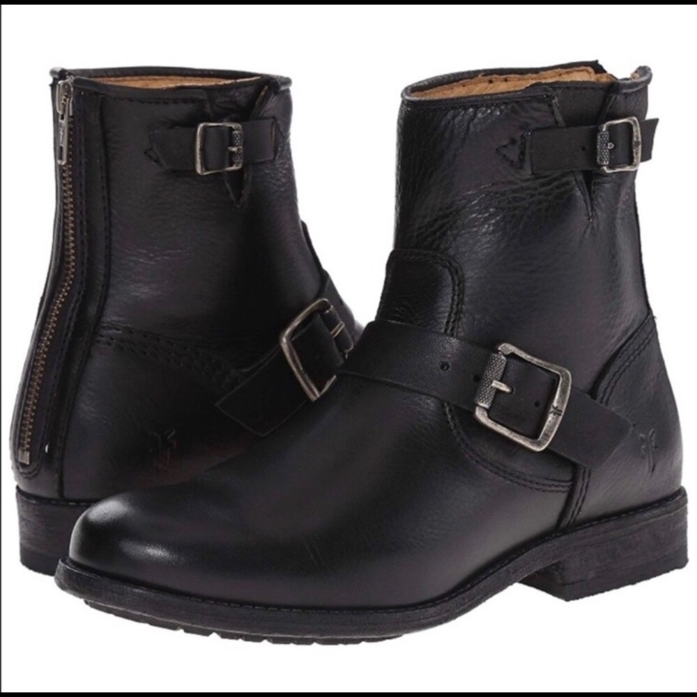 🌸New Frye Tyler Engineer Leather Bootie🌸